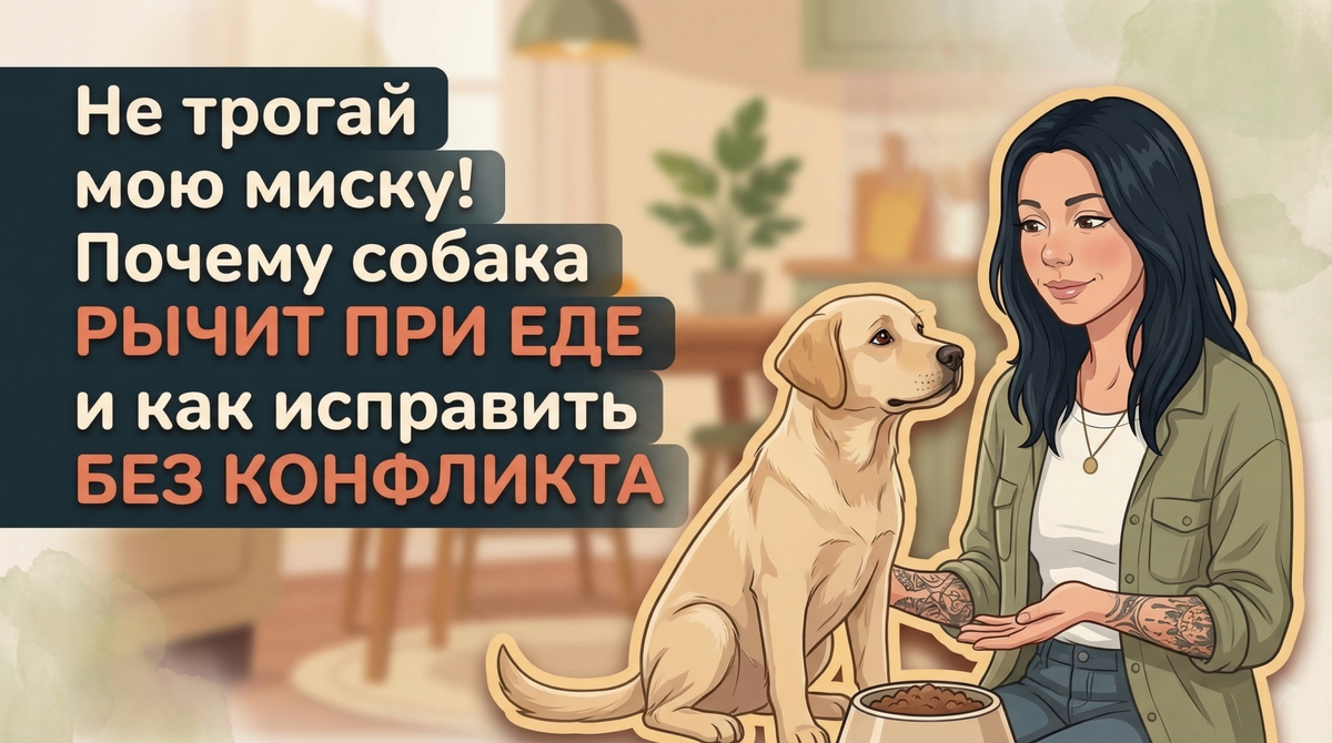    Почему собака рычит при еде и как мягко решить охрану миски. Анна Марковская
