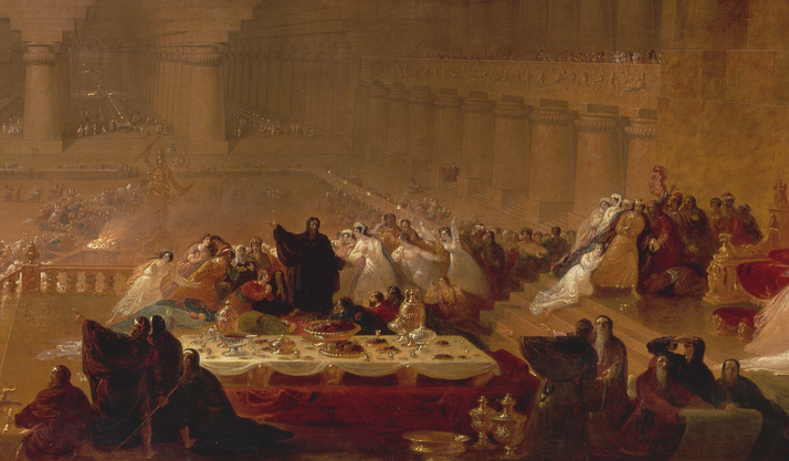 Ужасное происшествие на пире Валтасара