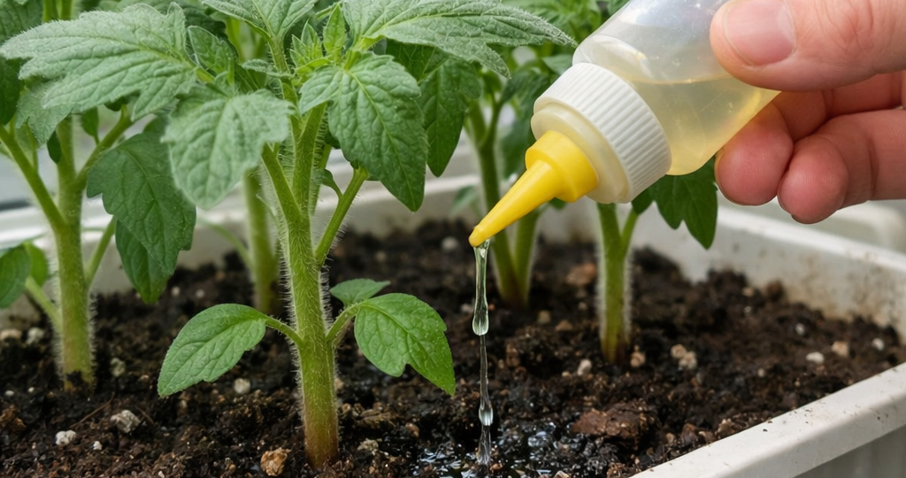 Рассада укрепляется на глазах после этой подкормки! Хотите коренастую рассаду? Кормите этим.