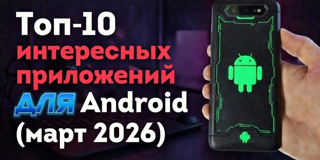 Топ-10 интересных приложений для Android (март 2026)