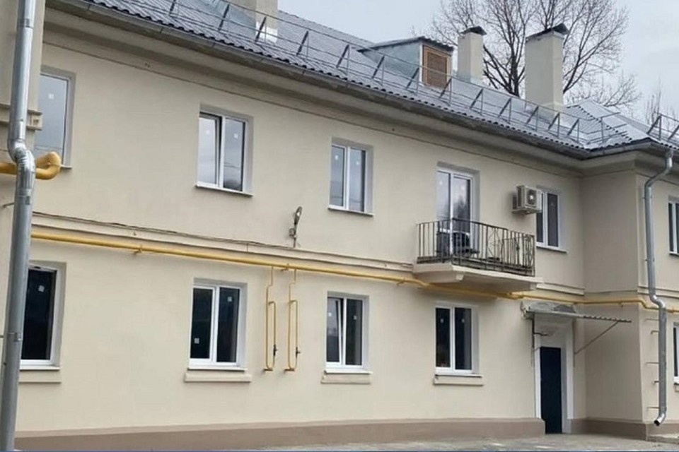    Красноярские строители восстановили многоэтажку на улице Пашковского в Мариуполе. Фото: «РКС-НР»