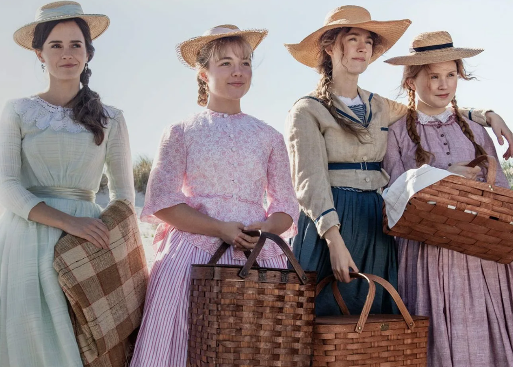 Фильм "Маленькие женщины" 2019 года. (слева-направо: Мег, Эми, Джо, Бет)