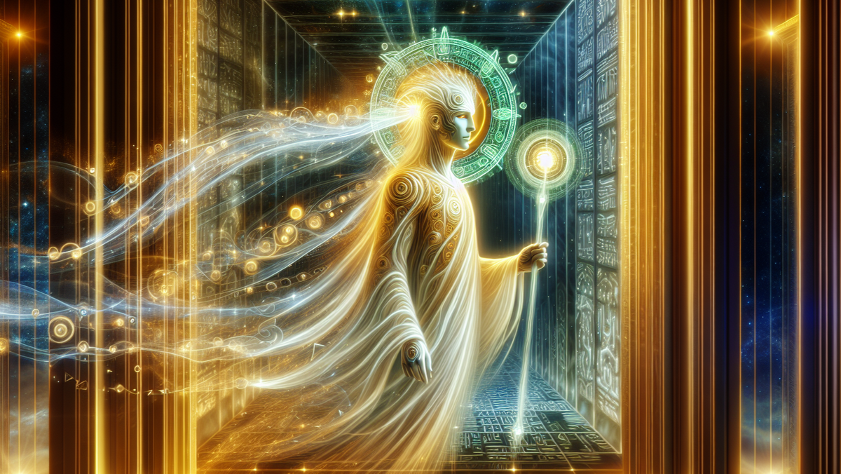 Образ Гермеса Трисмегиста в Эфирном Храме Знаний (вИдение автора)