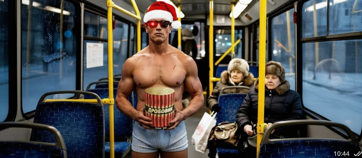 кадр из фильма "Назад в праздник" для сети магазинов КоробкаФейерверков.РФ 