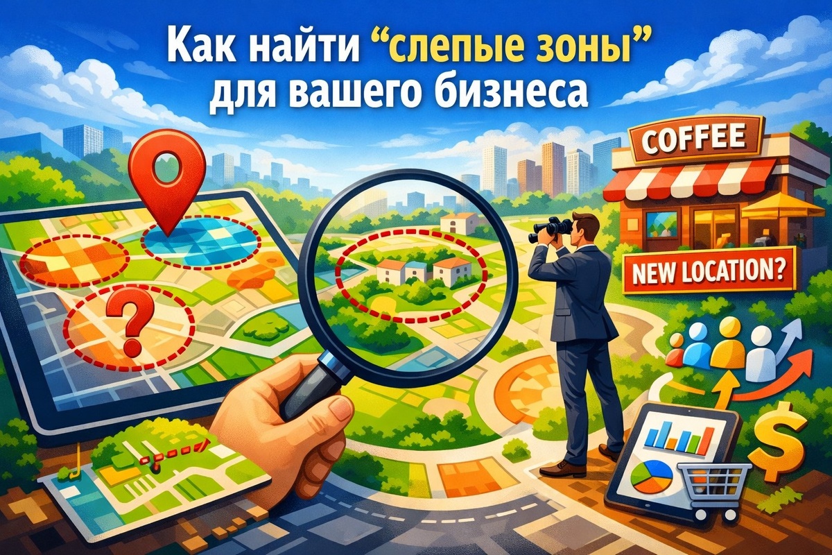 Как геосервисы помогают найти «слепые зоны» для вашего бизнеса 