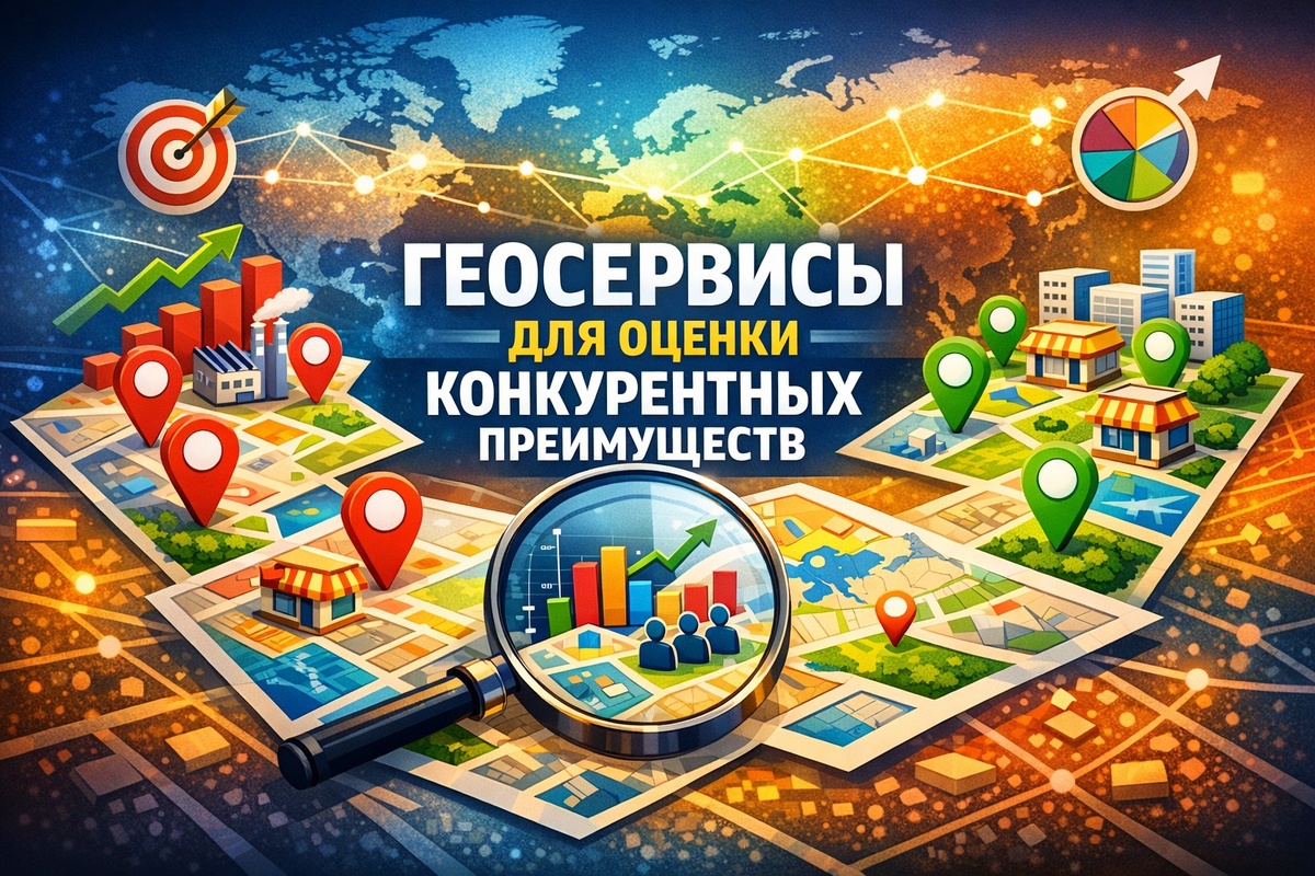 Геосервисы для оценки конкурентных преимуществ в разных регионах 