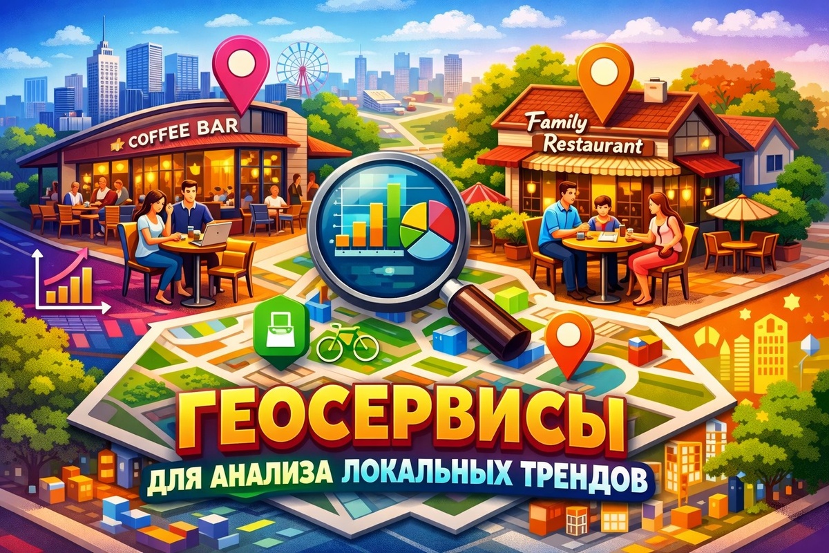 Геосервисы для анализа локальных трендов и предпочтений в разных районах города 