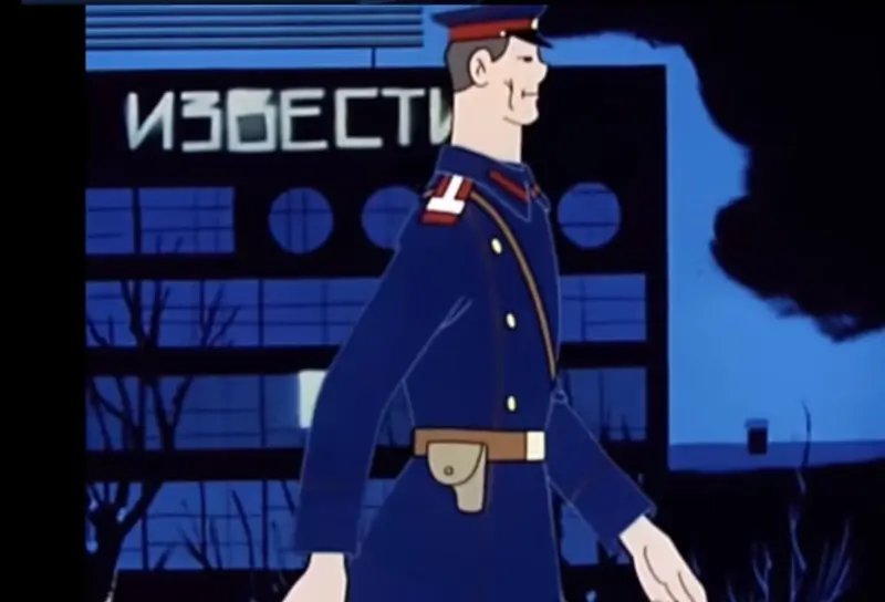 Кадр из мультфильма «Дядя Степа». Режиссёр Владимир Сутеев. 1939 г.
