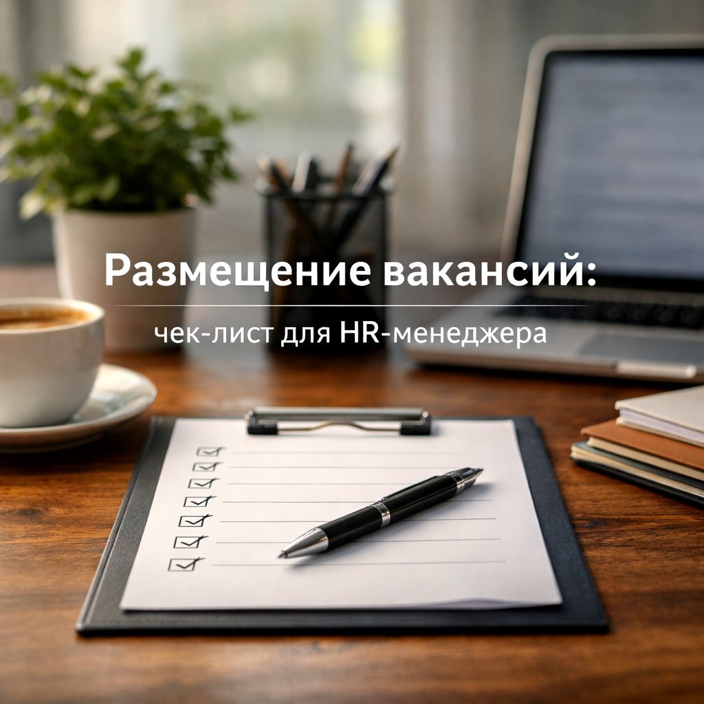 Размещение вакансий: чек-лист для HR-менеджера и руководителя