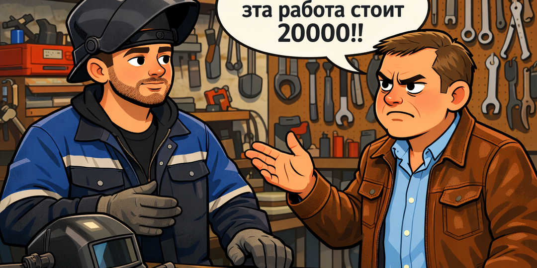 «А мне сказали, что эта работа стоит 20000!»
