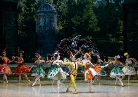 Сцена из балета "Роман Бутона розы", изображение из открытых источников Яндекса