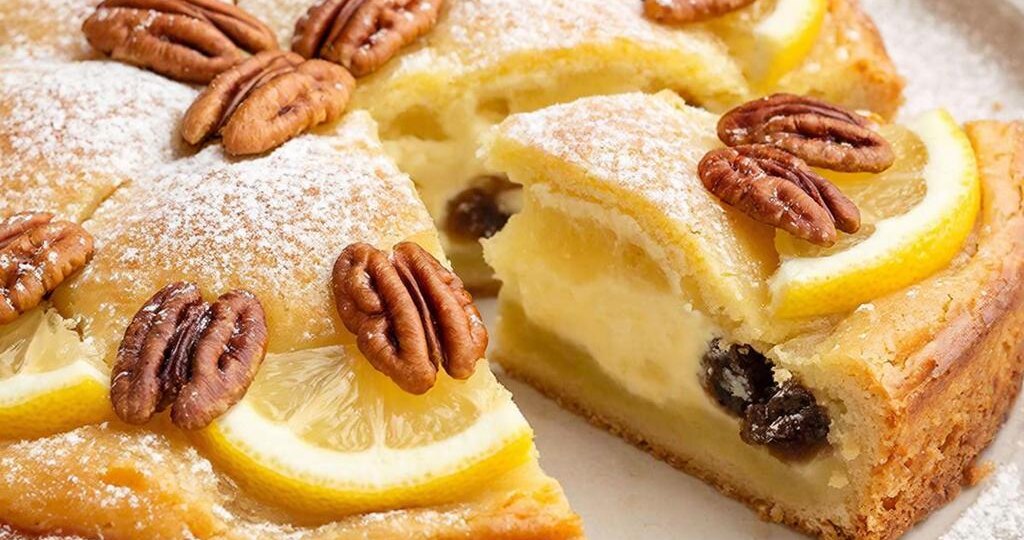 Пирог лимонный