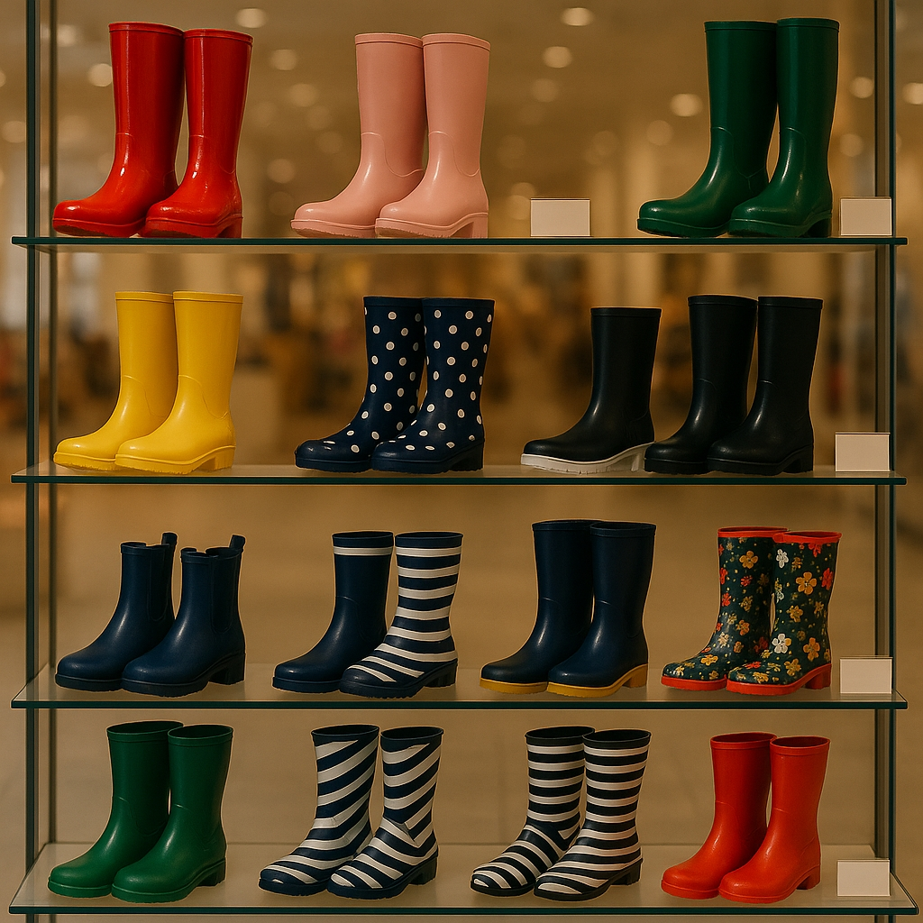 Резиновые сапоги могут стать стильным элементом гардероба