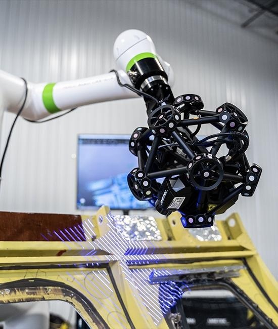 Лазерный сканер на роботе