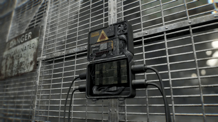 Gif картинка "Устранена преграда на пути к центру Раккун-Сити"