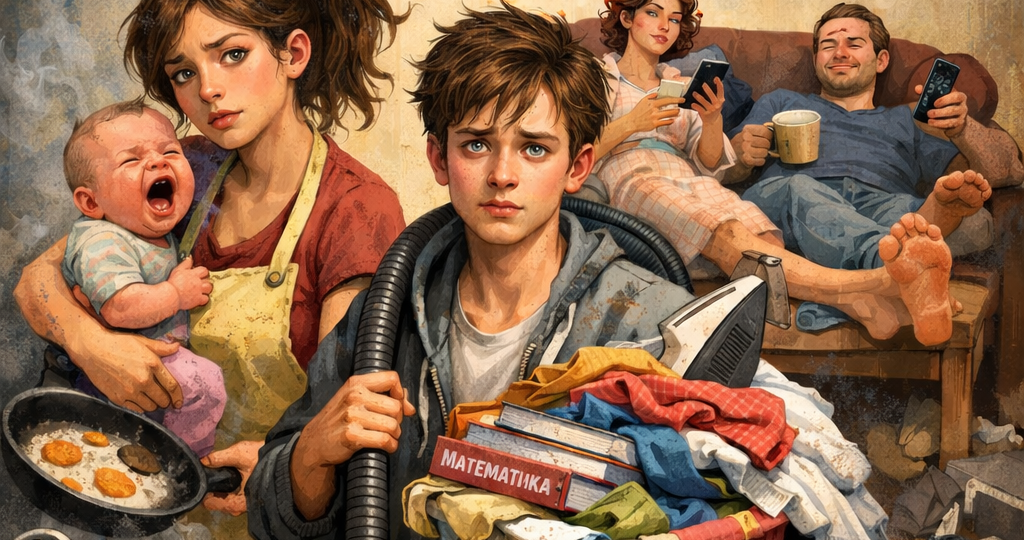 Старшие дети: бесплатная прислуга или жертвы родительской лени?