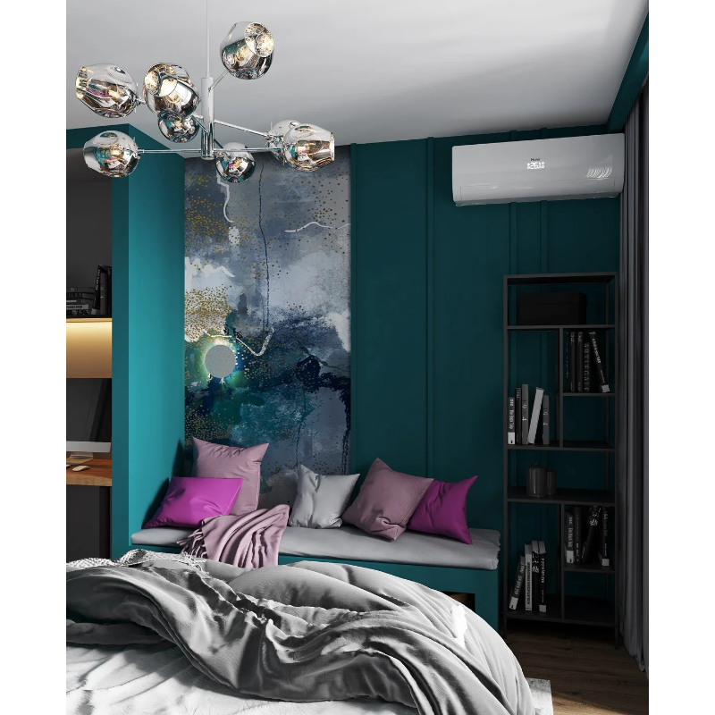 Интерьер в стиле цифровой бирюзы 2026