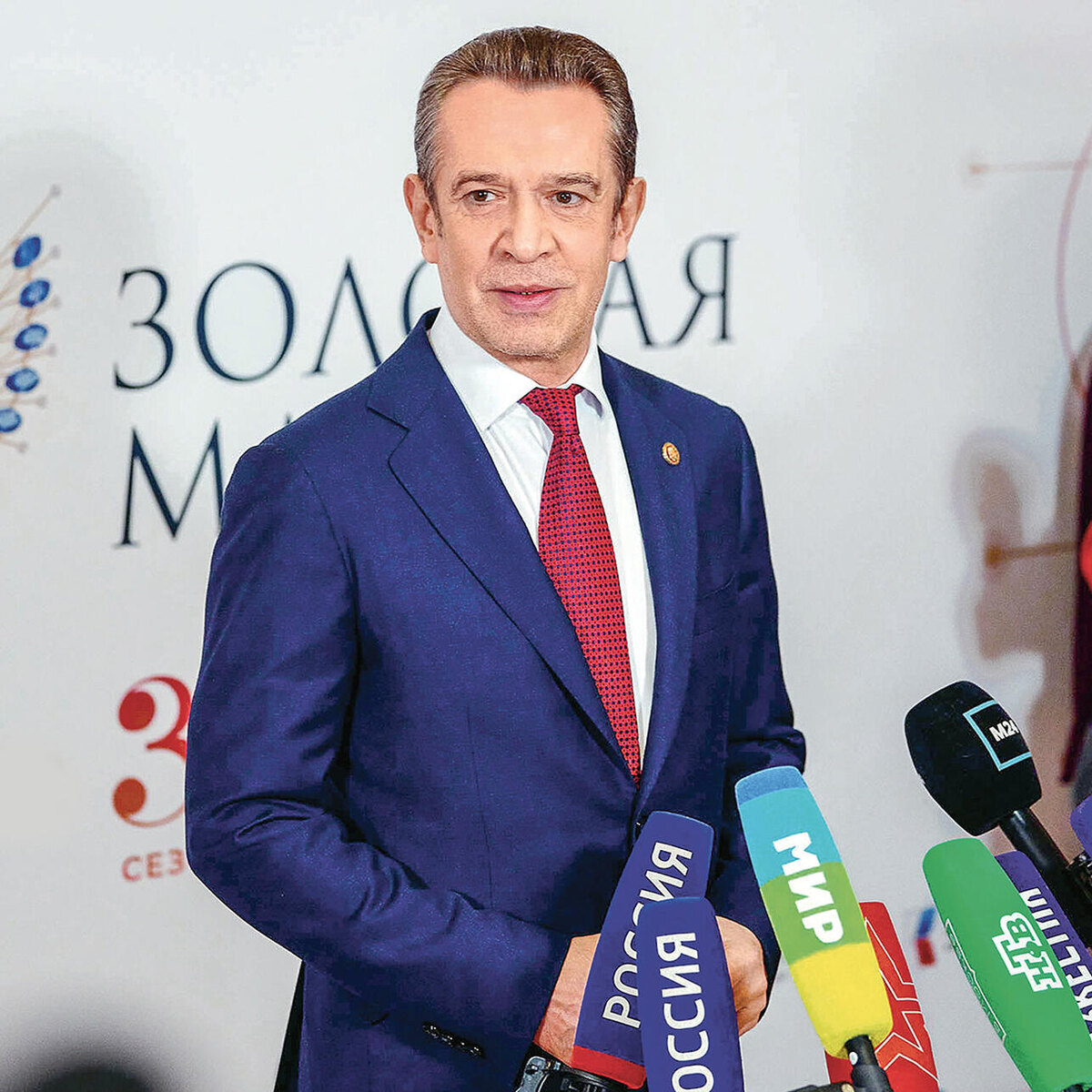    Владимир Машков на пресс-конференции «Золотой Маски» Пресс-служба Фестиваля «Золотая Маска»