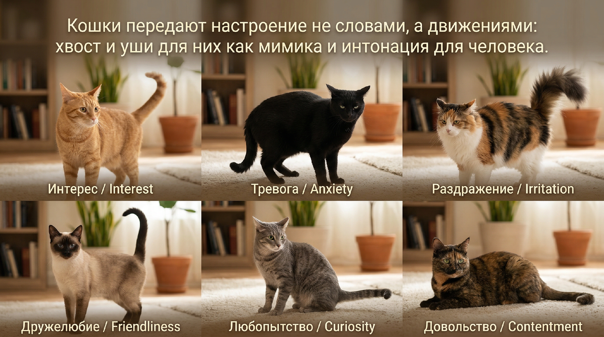 Особенности поведения кошек