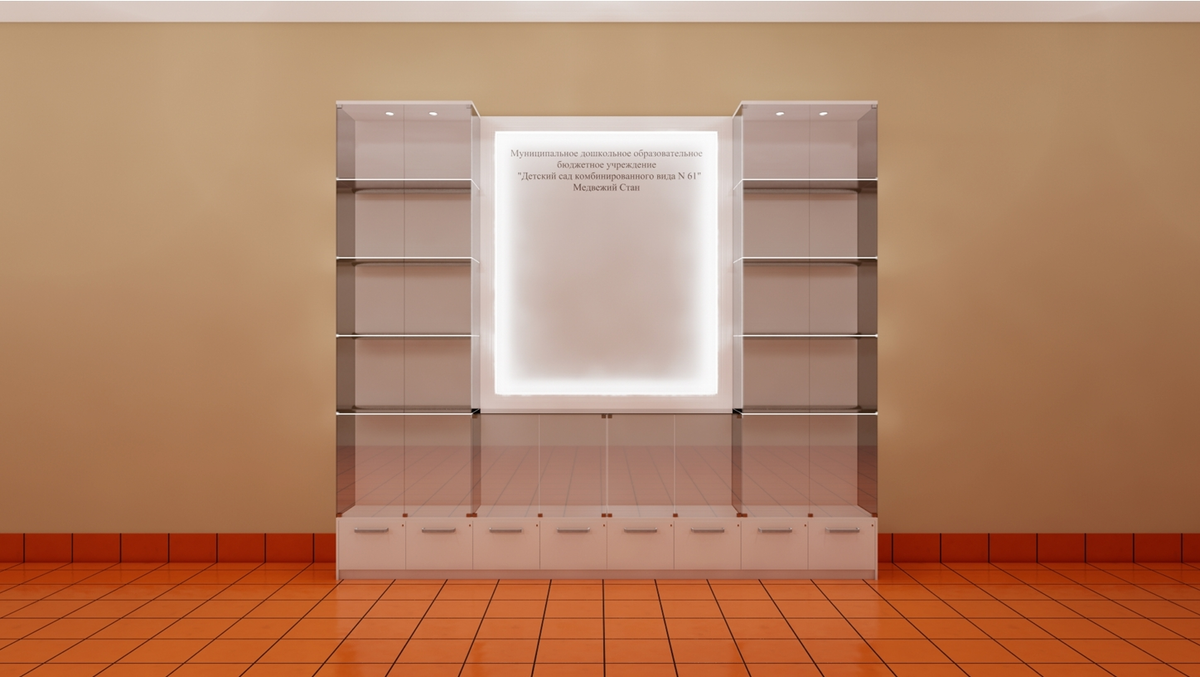 3D-проект витрины