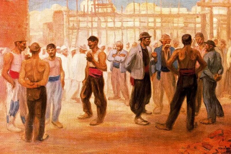     Теофиль-Александр Стейнлен. Рабочие. 1903   
undefined