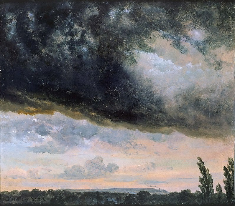     Юхан Кристиан Клаусен Даль. Облака. 1834   
undefined