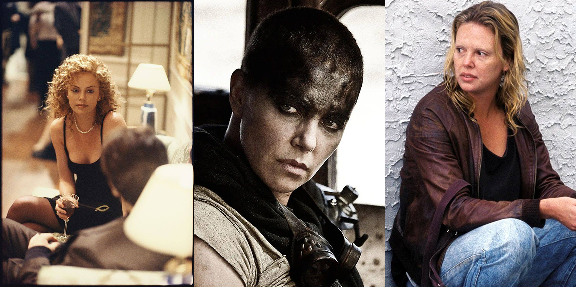 Актриса Шарлиз Терон в разных образах