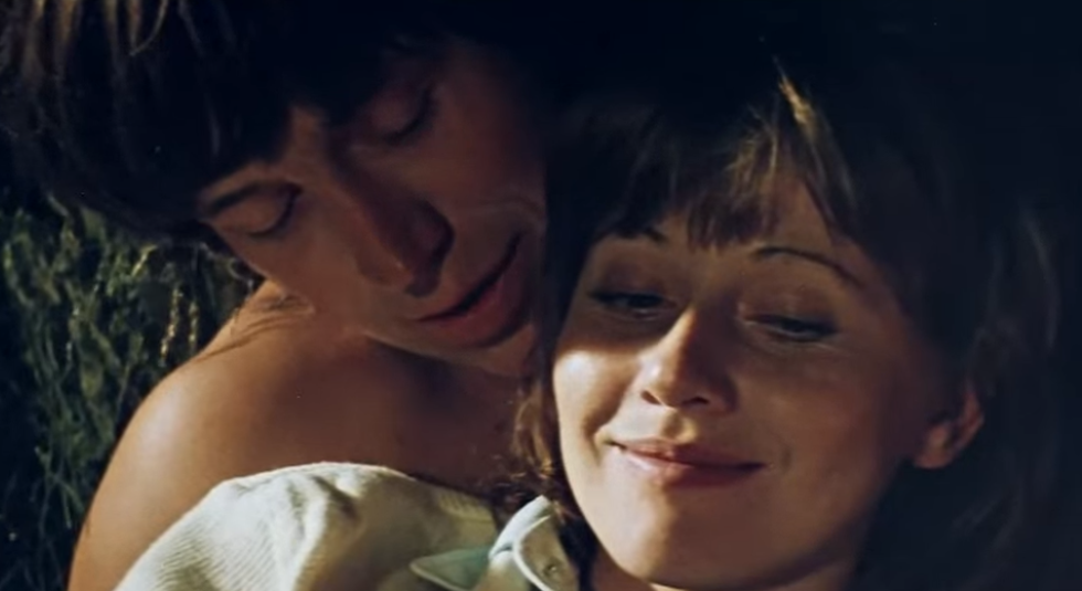 Кадр из фильма «Весенняя путёвка»