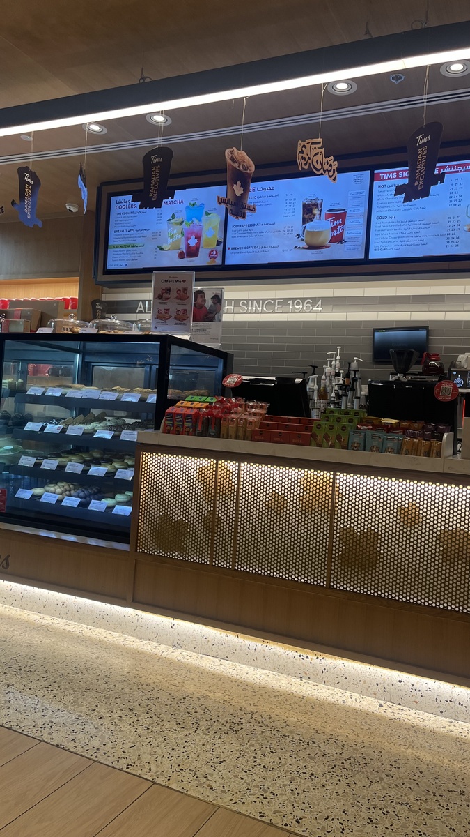 Касса в Tim Hortons