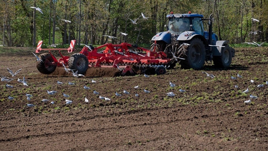    Трактор в поле. Автор фото: Ермохин Сергей/"ДП"