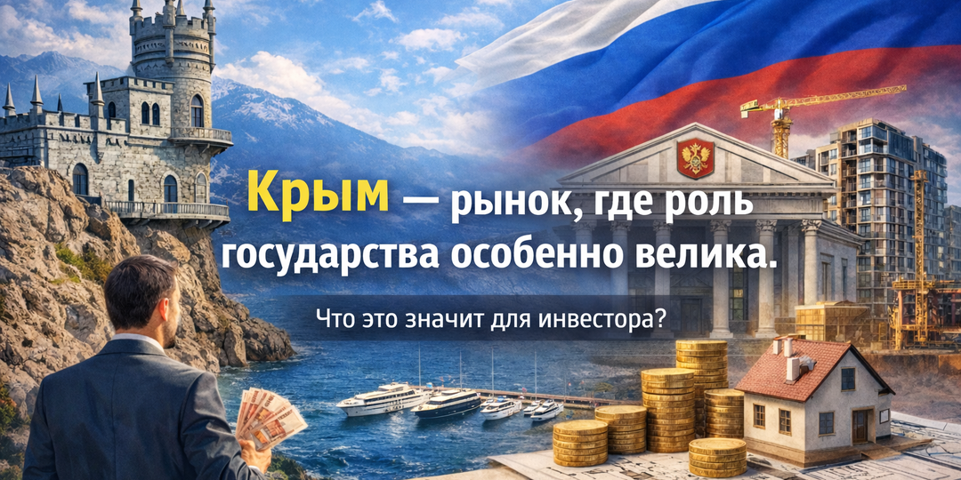 Крым — рынок недвижимости, где роль государства особенно велика