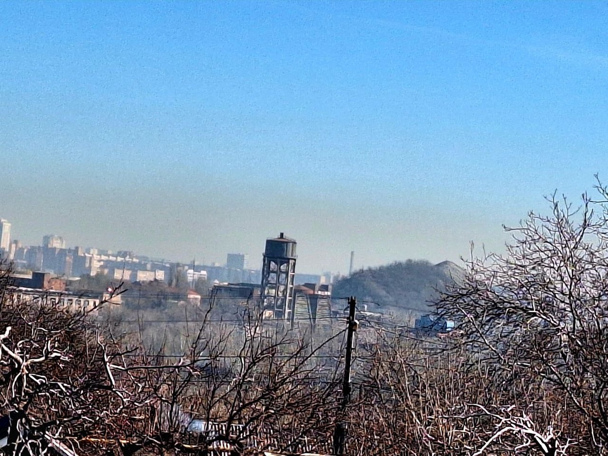 Териконы.Скоро их видно не будет.