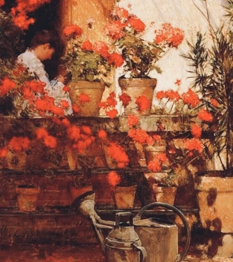 Тихие соседи: комнатные растения на полотнах известных художников