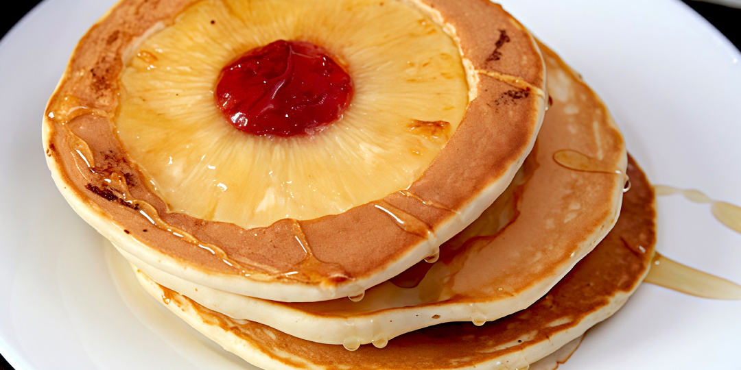 Панкейки с ананасами