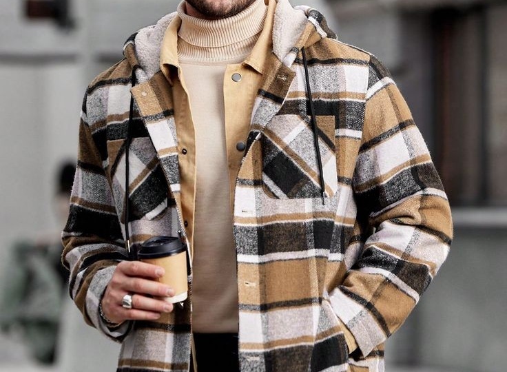 Клетчатый шик: Мужская рубашка — стильный способ согреть сердце и тело!