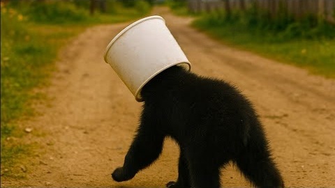 Дед Егор, увидел медвежонка, застрявшего в ведре и помог ему. А он отблагодарил его когда это было необходимо больше всего