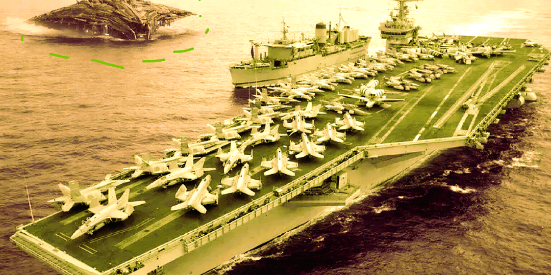 Молчание в океане: перед авианосцем США всплыл загадочный объект — кто за этим стоит?