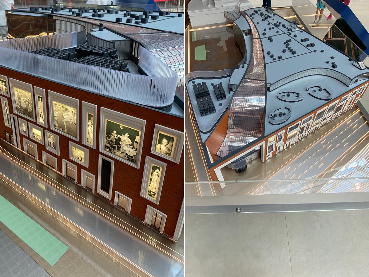 Фото автора канала. Макет нового корпуса Третьяковки.