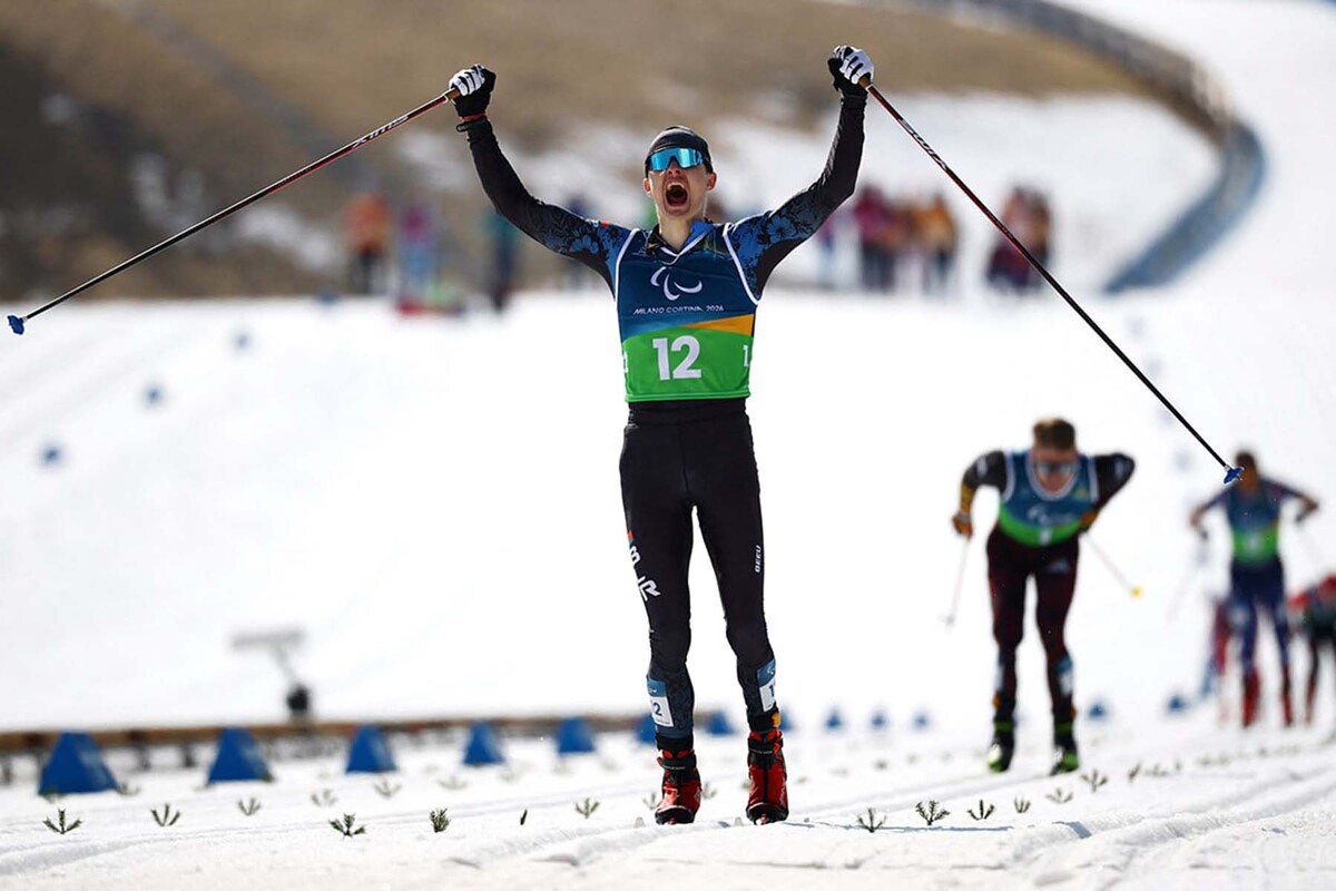  Белорусский лыжник-паралимпиец Роман Свириденко. © TEAM BY, Telegram