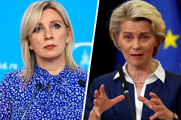 Мария Захарова и Урсула фон дер Ляйен / Пресс-служба МИД РФ/РИА Новости/Reuters   📷