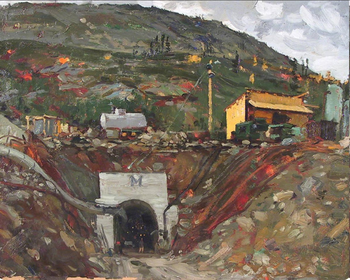 Иван Нестеров. «Штольня восточного портала». 1976