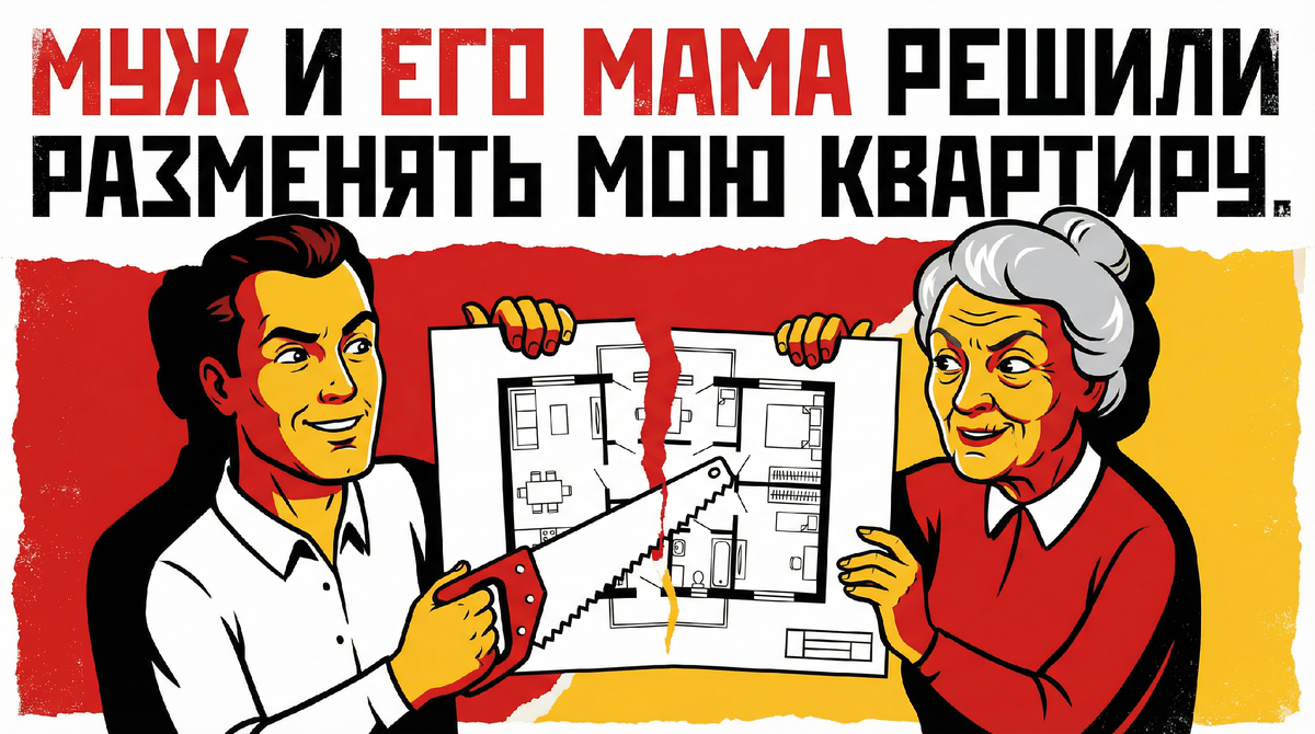 Свекровь с мужем хотят разменять мою квартиру
