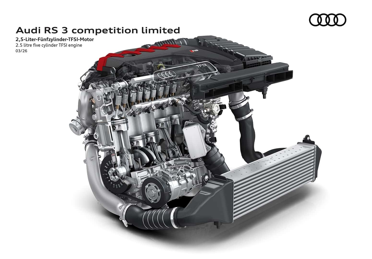 Пятицилиндровый мотор Audi