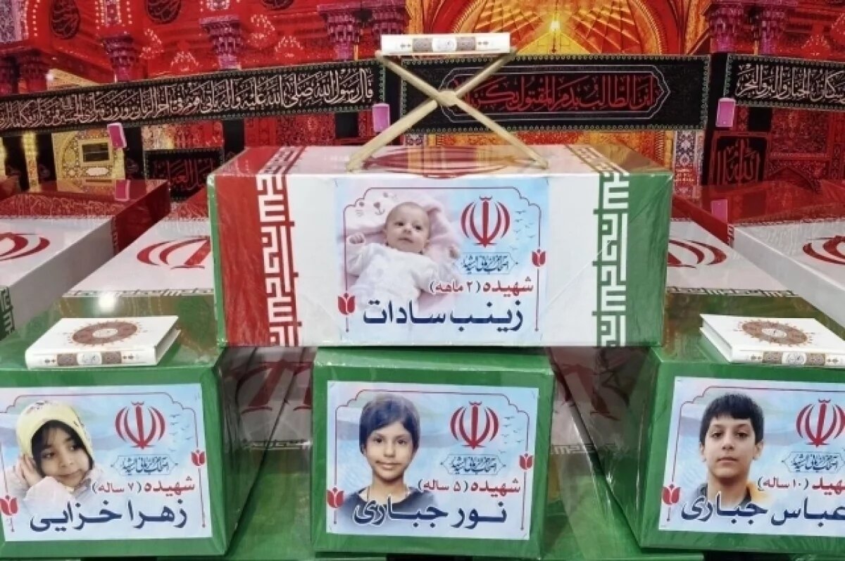    Иранское агентство показало фото гроба самой маленькой жертвы войны