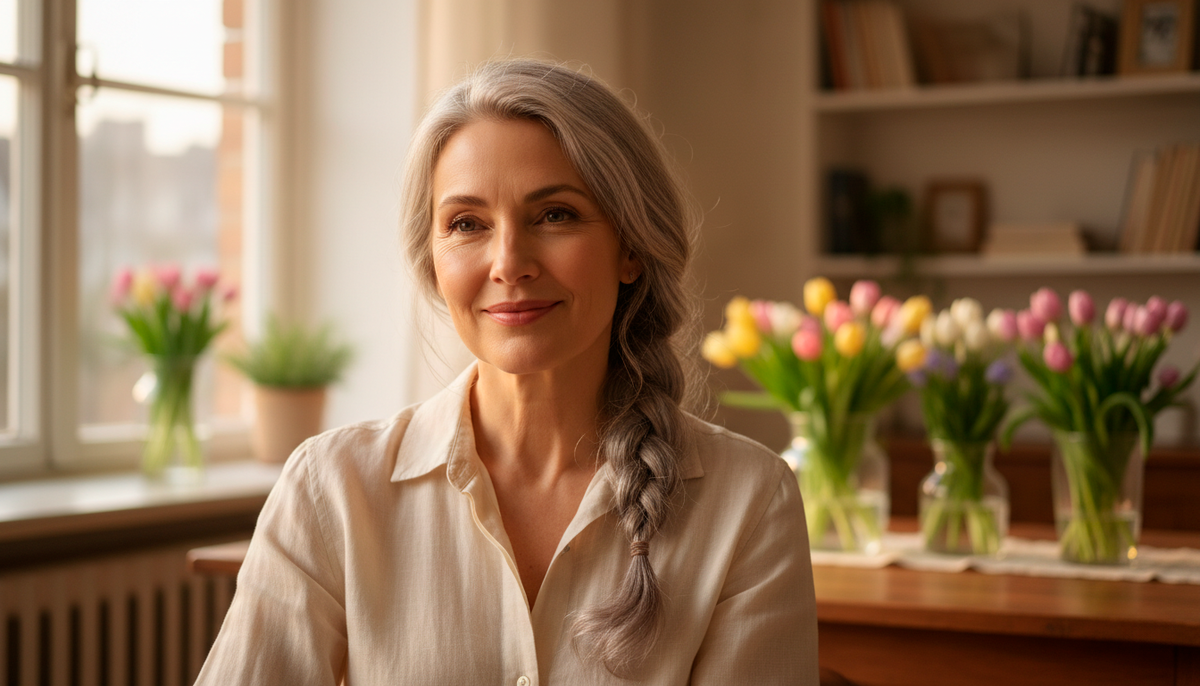 Свободная коса набок: три минуты утром и комплименты весь день.