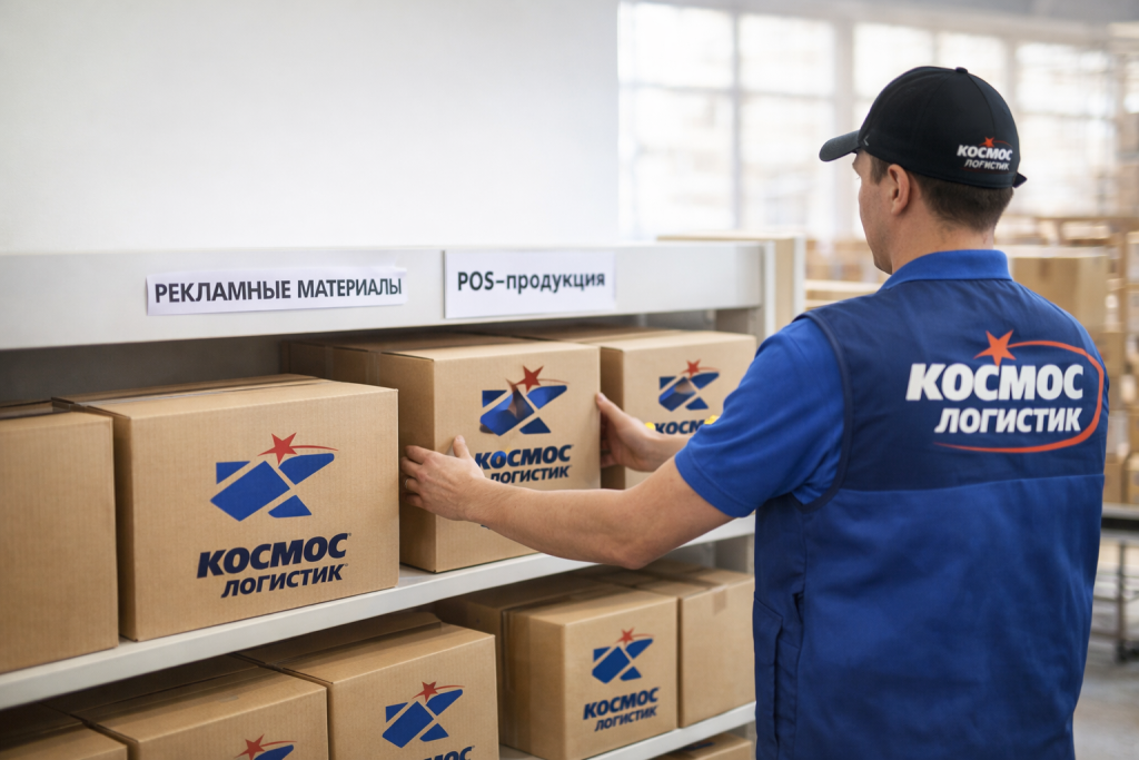    Хранение рекламных материалов и POS-продукции: Организация промо-логистики
