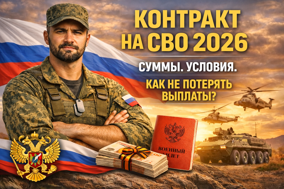 Контракт на СВО в 2026: какие выплаты бывают и что проверить до подписания