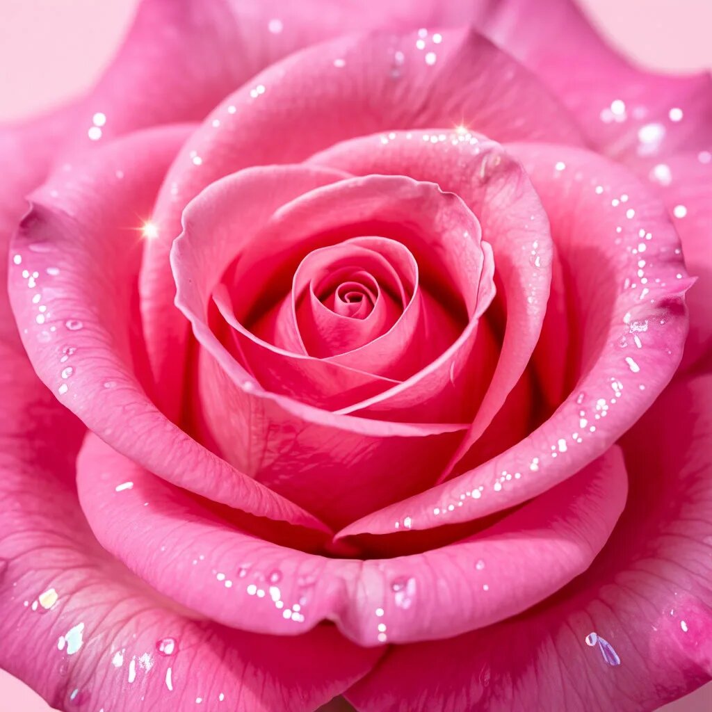 Роза. Иллюстрация сгенерирована нейросетью