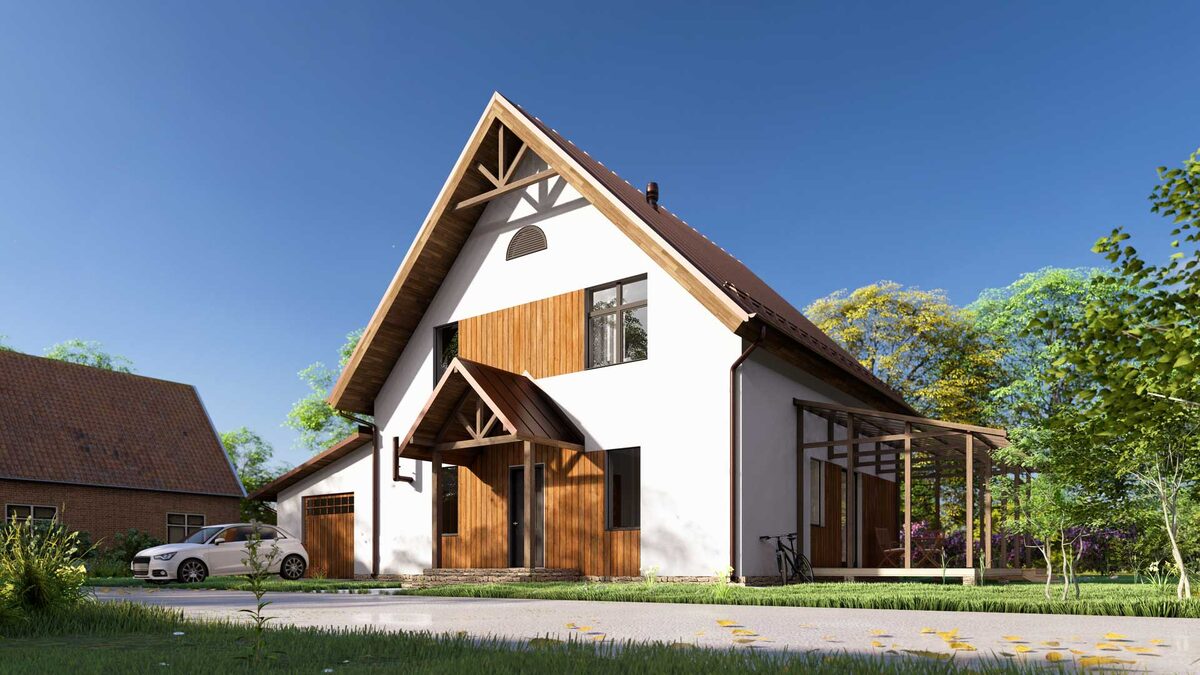 Проект индивидуального жилого дома | Архитектор Рустам Халиуллин