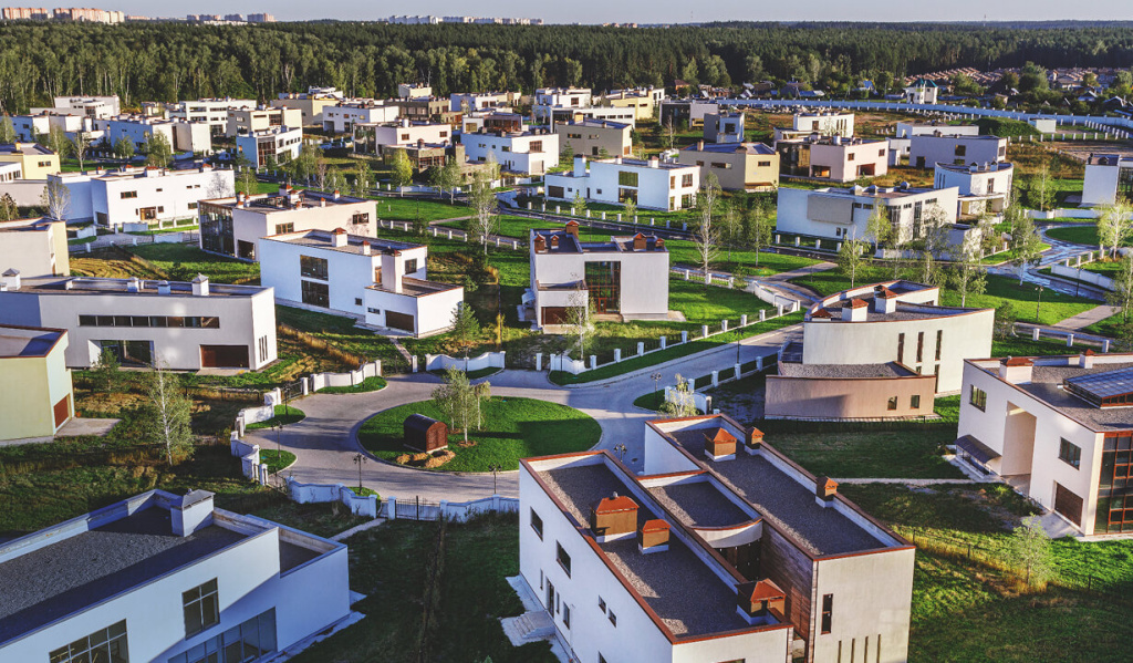 Архитектурная концепция мега-виллы в элитном поселке «Березки River Village» от «Галс-Девелопмент». Фото: «Галс-Девелопмент»